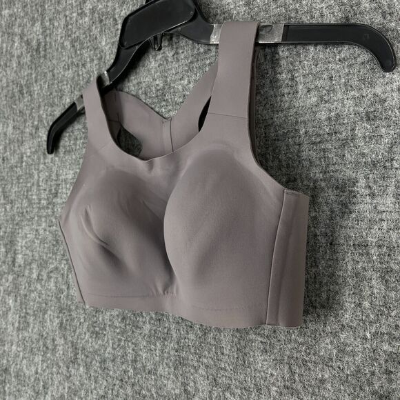 Syrokan Sports Bra Top Women 32C Full Coverage Gray Padded Activewear Athletic‎ - Picture 3 of 9